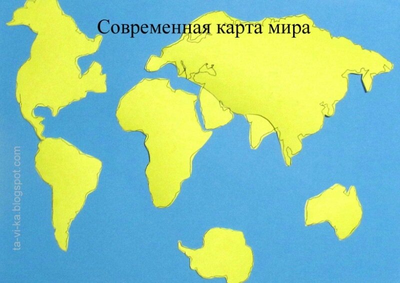 составление карты мира
