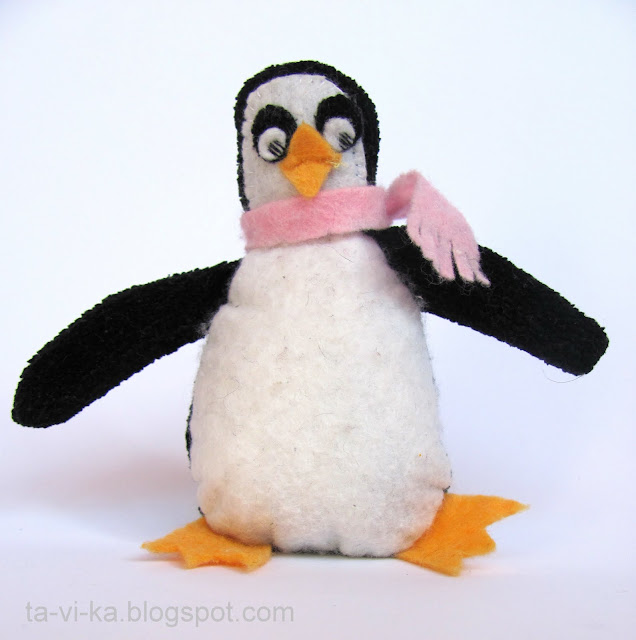 Самодельный пингвиненок Лоло