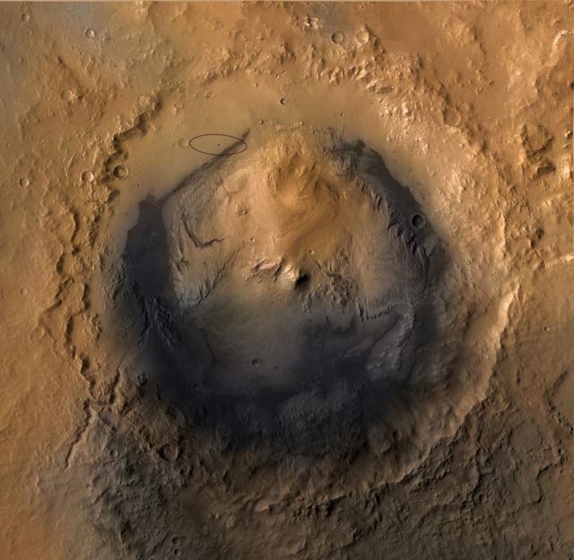 марсоход Curiosity кратер Гейла