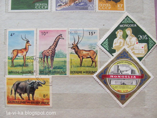 марки Бурунди Монголия