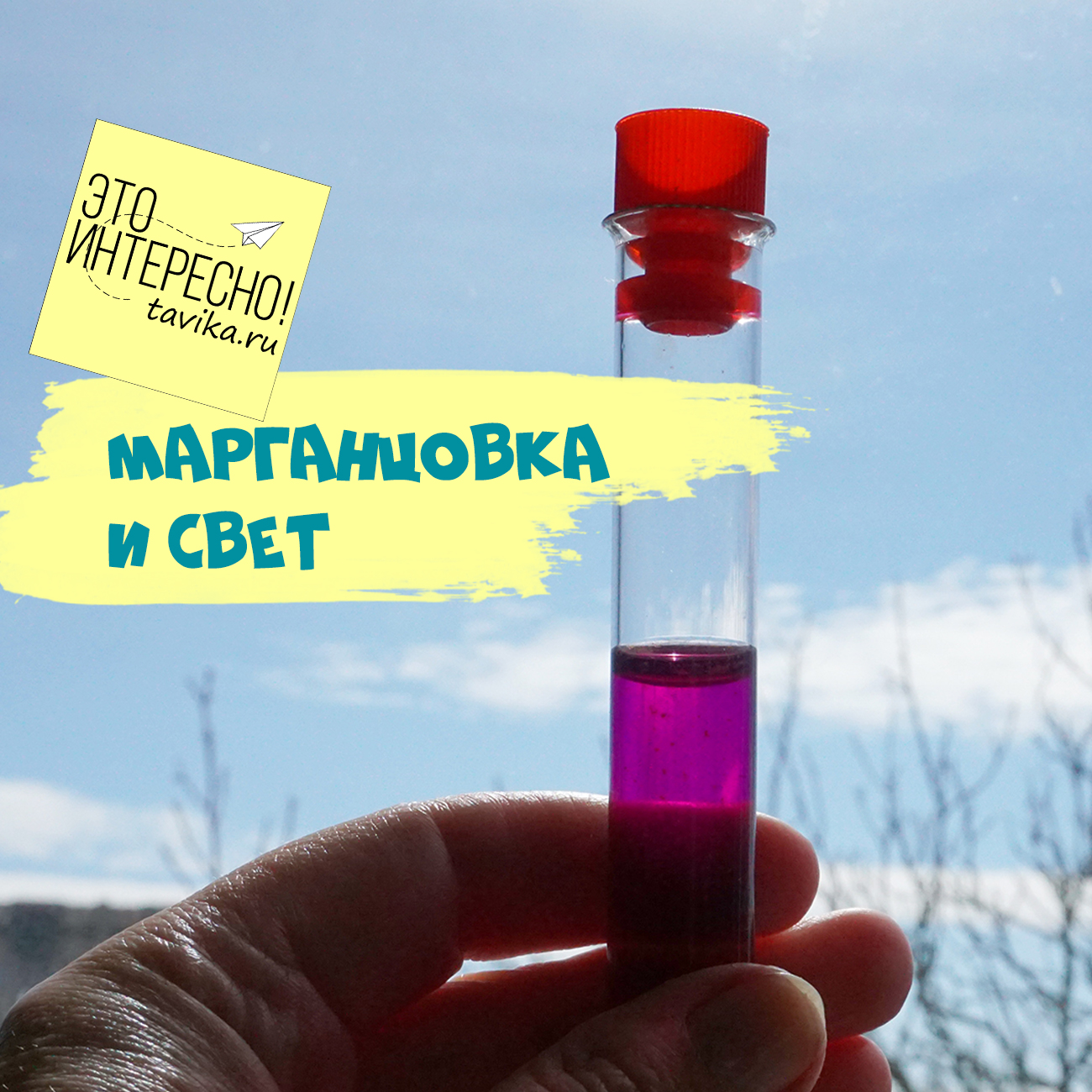 марганцовка меняет цвет