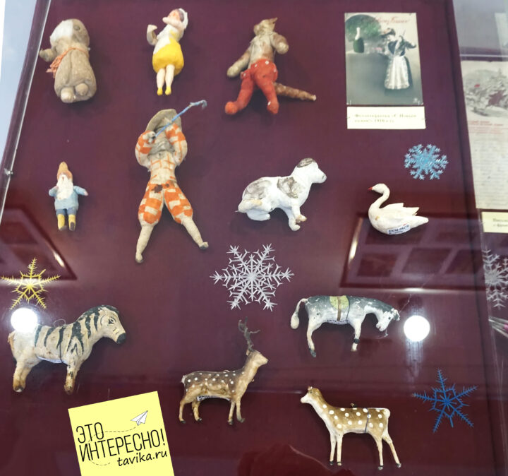 Выставка елочных игрушек в музее Евпатории
