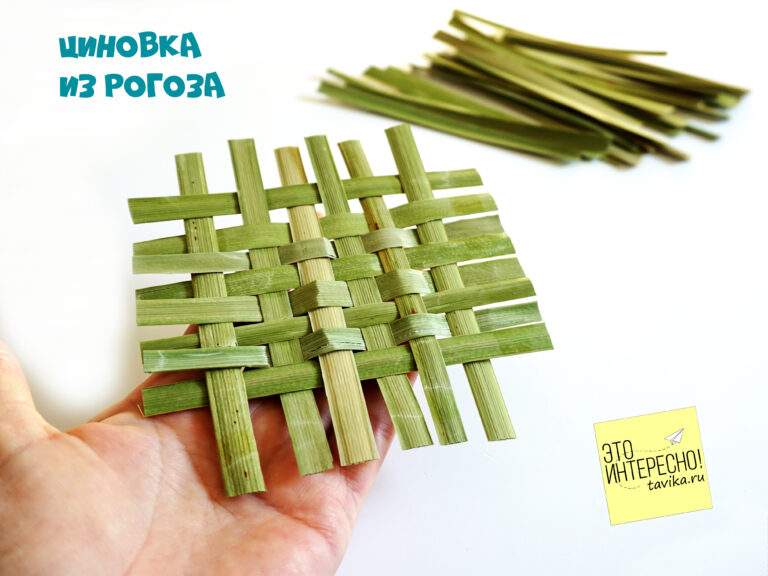 Циновка из рогоза своими руками